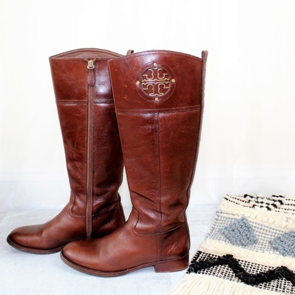Tory Burch Shoes - SOLD Tory Burch Brown Leather Riding Boots